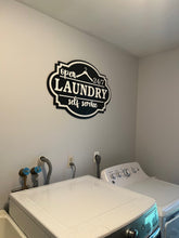 Load image into Gallery viewer, Self-Service Laundry Room Home Decor Double-Layer Acrylic over PVC Sign