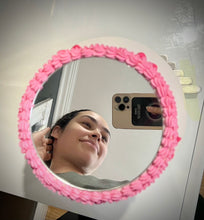 Load image into Gallery viewer, Selfie Cake Mirror Cake Topper Round Acrylic Mirror