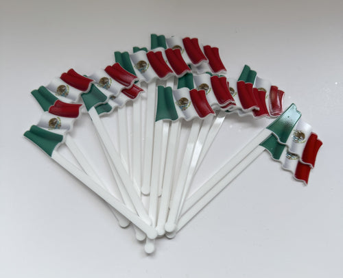 Personalized UV Printed Flag Stirrer