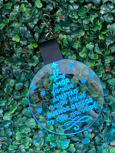 Christmas Well Wishes (Spanish) Engraved LED Ornament