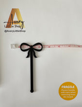 Load image into Gallery viewer, Acrylic Ribbon Drink Stirrers | Weddings, Anniversary, Bridal Shower, Baby Shower, Birthday l