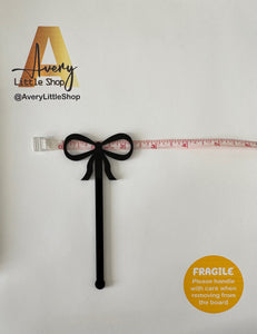 Acrylic Ribbon Drink Stirrers | Weddings, Anniversary, Bridal Shower, Baby Shower, Birthday l