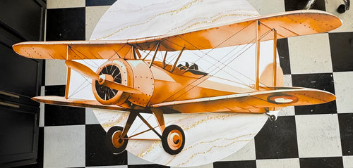 Vintage Airplane Vinyl on Foam