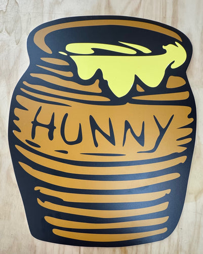 Cartoon Honey Jar Vinyl on Foam