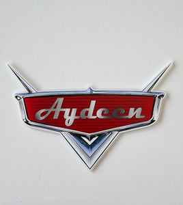 Customizable Name Car Logo Foam Sign
