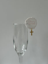 Load image into Gallery viewer, God Bless Customizable Drink Charm with hanging charm