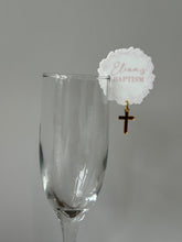 Load image into Gallery viewer, God Bless Customizable Drink Charm with hanging charm