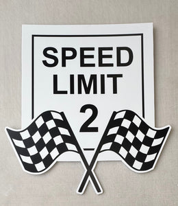 Customizable Speed Limit Sign