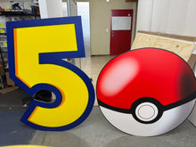 Load image into Gallery viewer, Personalized Number and Capture Ball Vinyl on Foam