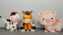Load image into Gallery viewer, Cute Watercolor Cartoon Farm Animals Foam Decoration