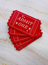 Load image into Gallery viewer, Circus Ticket Vinyl on Foam
