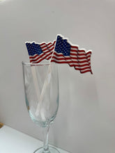 Load image into Gallery viewer, Personalized UV Printed Flag Stirrer