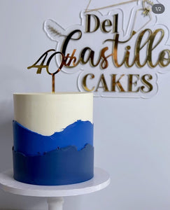40th Cake Topper Version 2