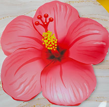 Load image into Gallery viewer, Tropical Flower (Hibiscus) Vinyl on Foam || Photo Prop &amp; Backdrop || Backdrop Sign || Balloon Arch Decor