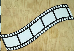 Cinema Film Roll Vinyls on Foam
