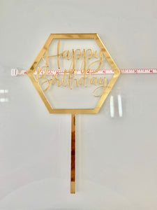 Happy Birthday (Hexagon)