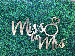Miss to Mrs.