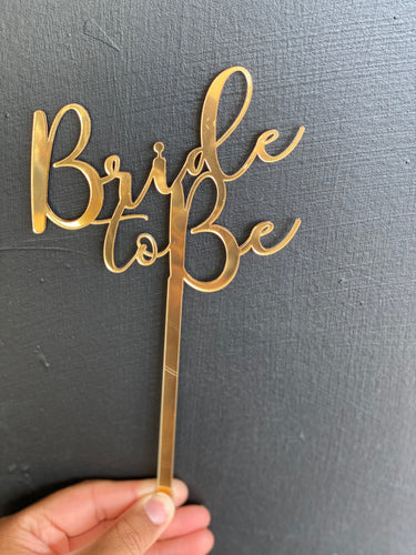 Bride to Be Topper
