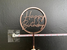 Load image into Gallery viewer, Happy Birthday (Round)