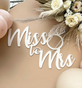 Miss to Mrs.
