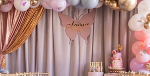 PVC Painted Butterfly with Acrylic Name